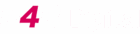 P4B Digital Logo in Weiß und Magenta